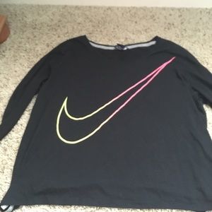 Black Long Sleeve Nike Tee